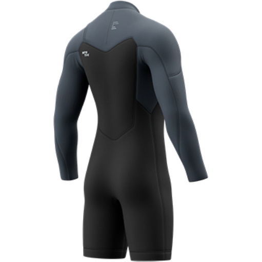 2026 Mystic Hombres Motion 3/2mm Chest Zip Manga Larga Shorty Neopreno 35000.270013 - Tidal Blue